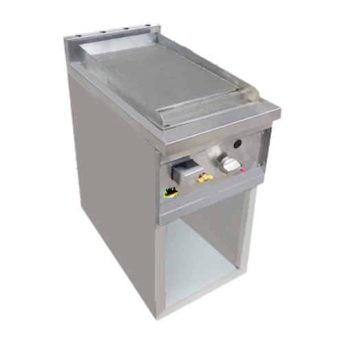 Stainless Steel Flat Standing Griddle with Open Cabinet HKAGFOCB-60 by CV. Hutama Karya Abadi (HKA) – oil tray, ignition.