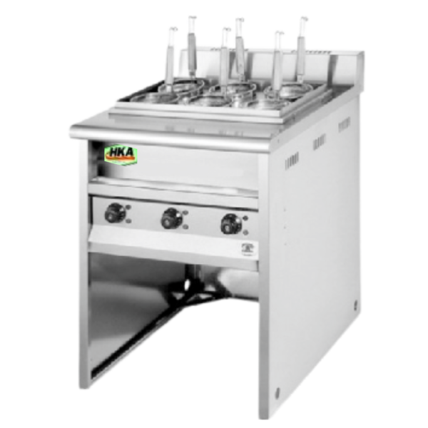 S/S Gas Noodle Cooker 4 & 6 Hole HKA-GN-4H | CV. Hutama Karya Abadi (HKA) Stainless Steel Gas Noodle Cooker HKA-GN-4H by CV. Hutama Karya Abadi (HKA) – 4 hole & 6 hole free-standing, low pressure.