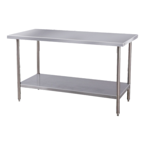 Stainless Steel Working Table 1 Undershelf HKAWK Series by CV Hutama Karya Abadi
