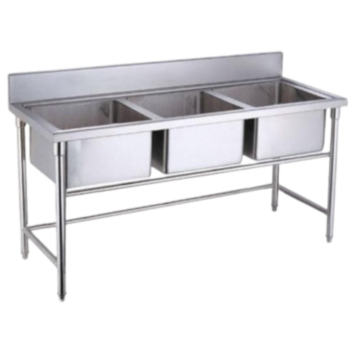 Triple Bowl Sink Stainless Steel | CV Hutama Karya Abadi Stainless Steel Triple Bowl Sink HKABS3K Series by CV Hutama Karya Abadi