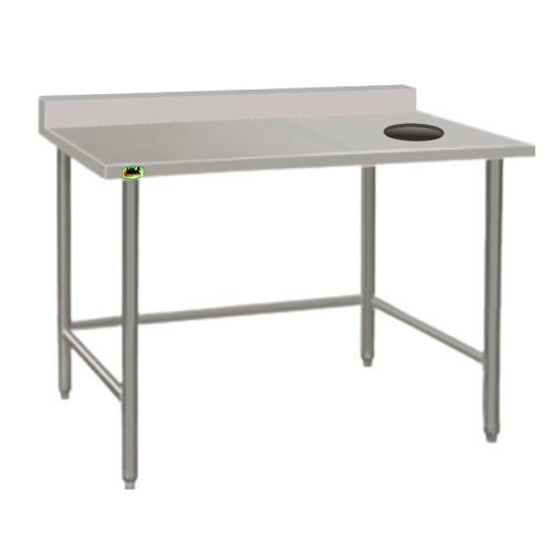 Working Table Back Splash Scrap Hole Stainless Steel – CV. Hutama Karya Abadi Working Table Back Splash dengan Scrap Hole Stainless Steel CV. Hutama Karya Abadi