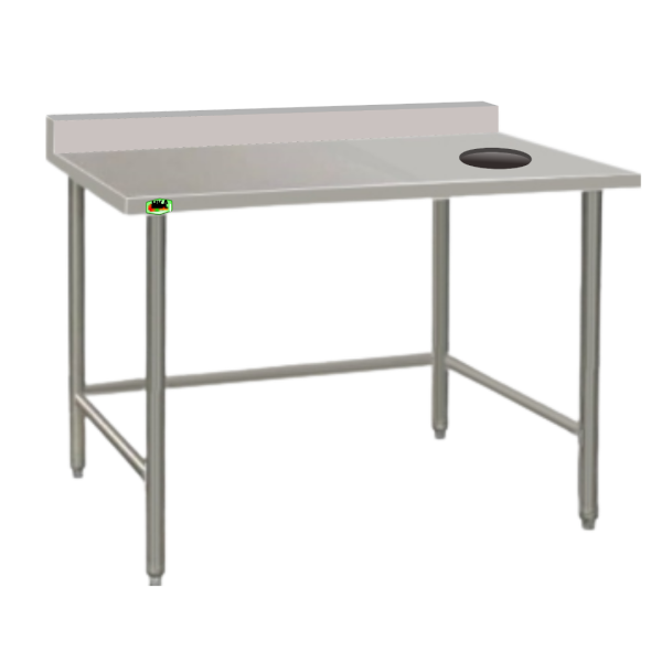 Working Table Back Splash Scrap Hole Stainless Steel – CV. Hutama Karya Abadi Working Table Back Splash dengan Scrap Hole Stainless Steel CV. Hutama Karya Abadi
