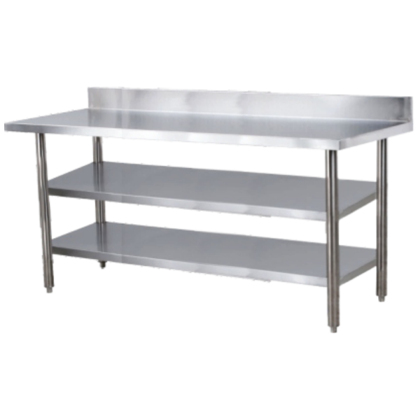Working Table Double Under Shelf Stainless Steel – CV. Hutama Karya Abadi Working Table Double Under Shelf Stainless Steel CV. Hutama Karya Abadi untuk Restoran dan Dapur Komersial